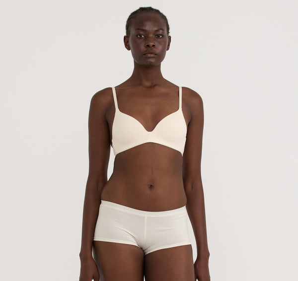 Organic Basics Core Shorty 6-Pack Soft Vanilla