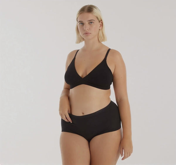 Organic Basics Core Shorty Black