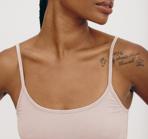 Organic Basics Core Singlet Muted Misty Rose