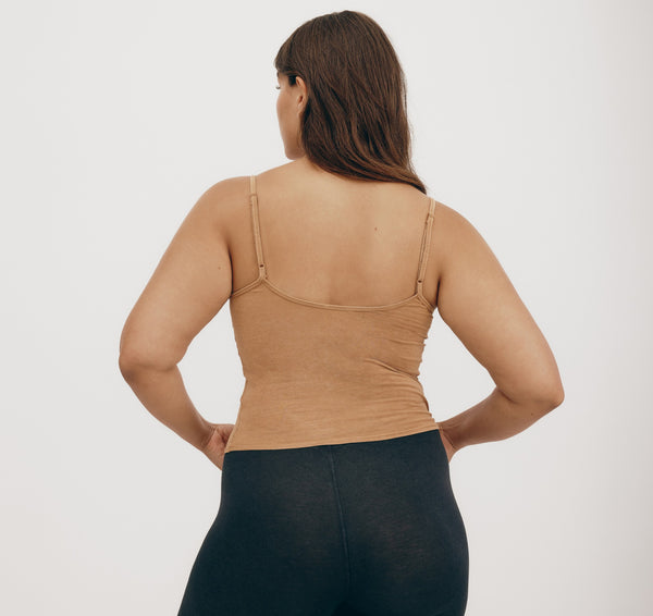 Organic Basics Core Singlet Muted Ocher