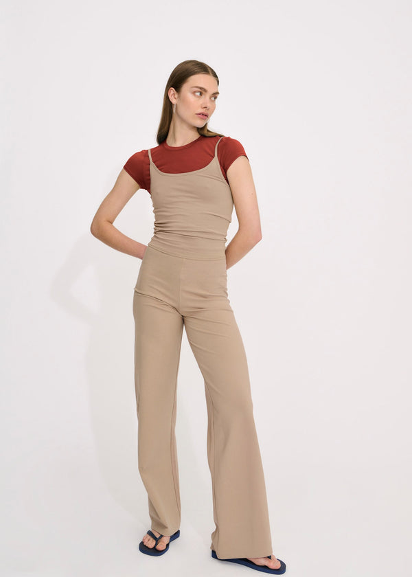 Organic Basics Core Singlet Muted Ocher