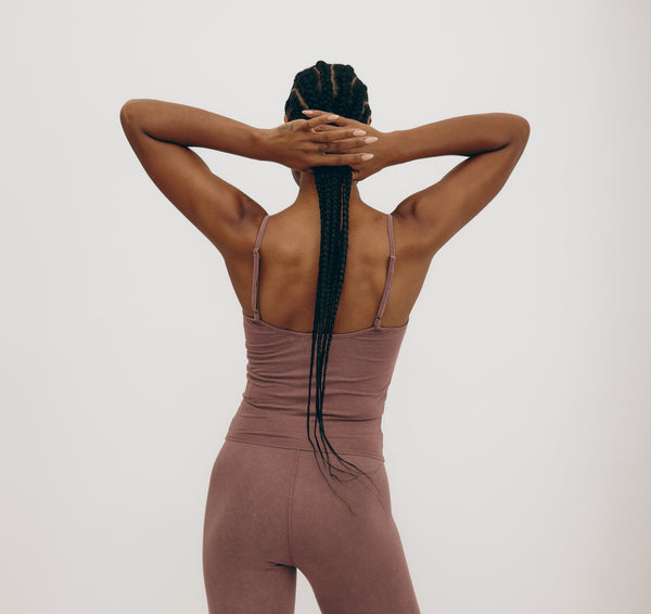 Organic Basics Core Singlet Muted Rose Wood