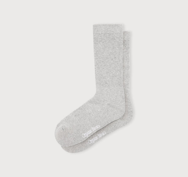 organic basics Core Tennis Crew Socks 3-pack Grey