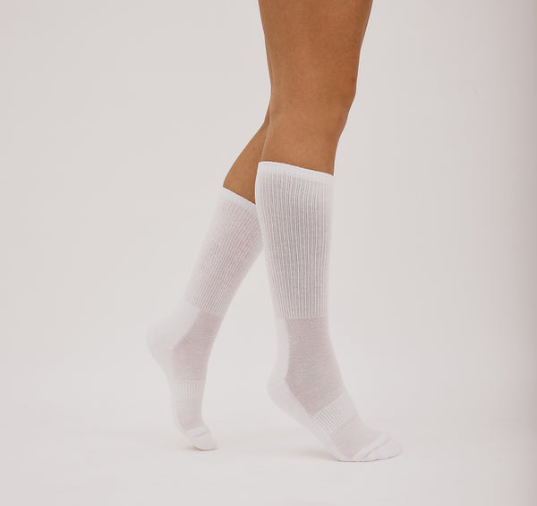 Organic Basics Core Tennis Crew Socks 3-pack White