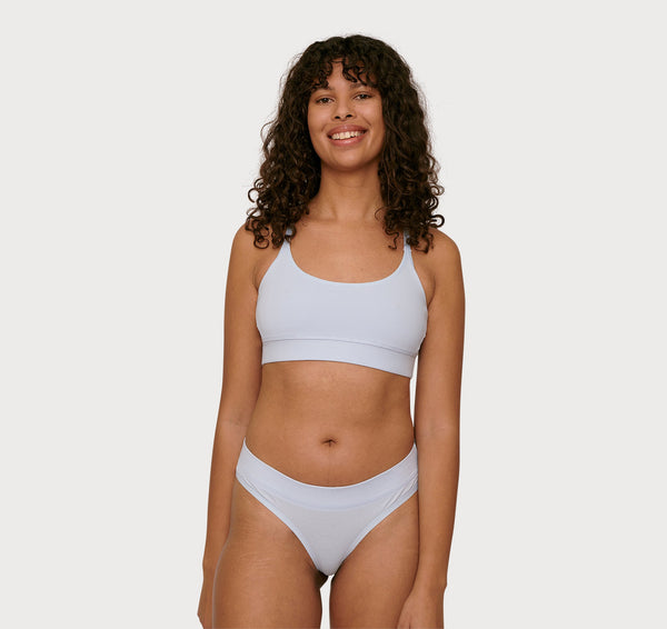 Organic Basics Core Thong 2-pack Light Blue