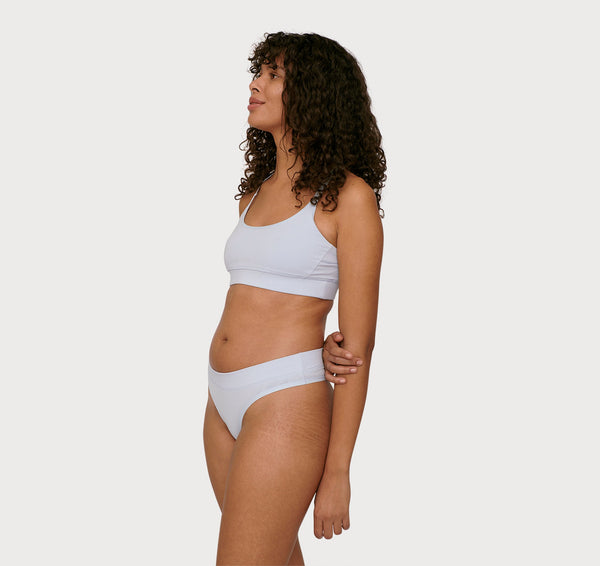 Organic Basics Core Thong 2-pack Light Blue