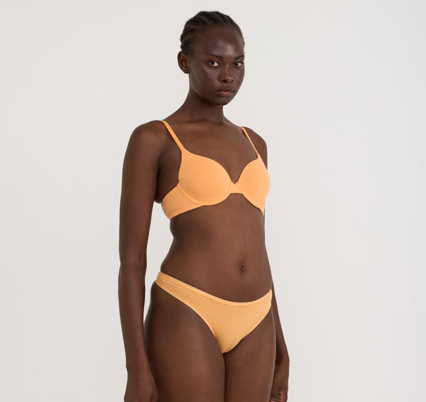 Organic Basics Core Thong Papaya