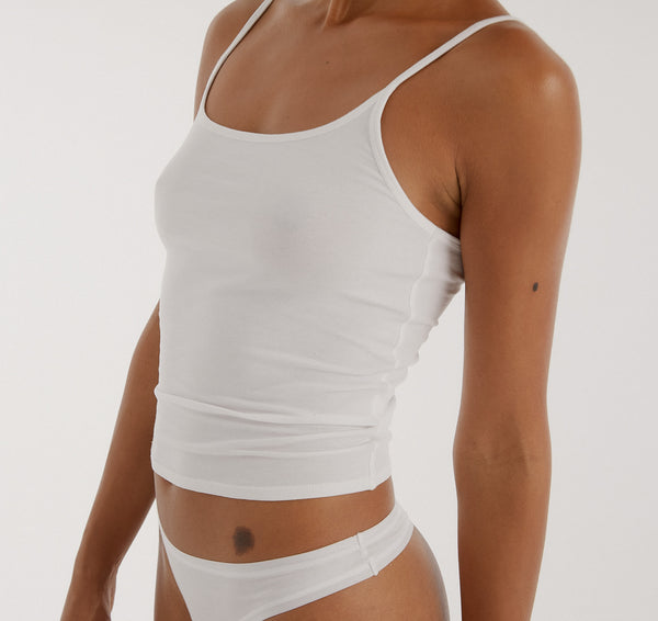 Organic Basics Core Thong White