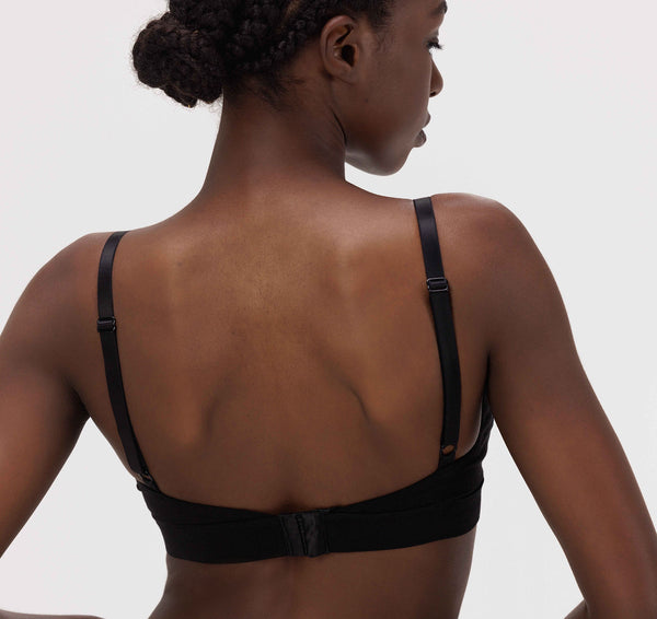 Organic Basics Core Triangle Bra Black