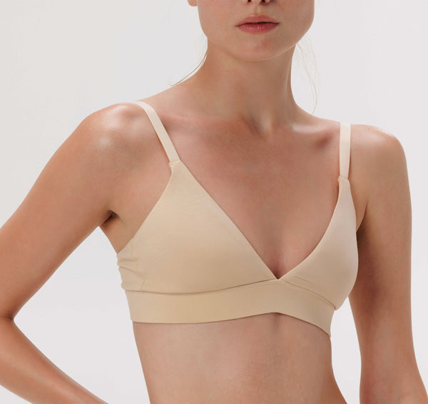 Organic Basics Core Triangle Bra Oak