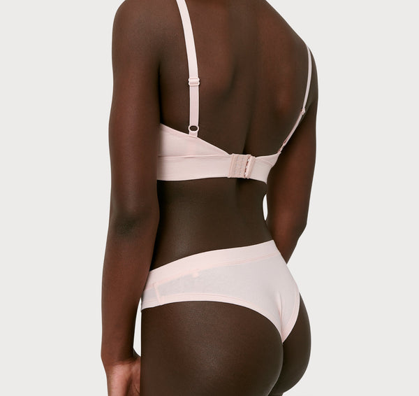 Organic Basics Core Triangle Bra Rose Pink