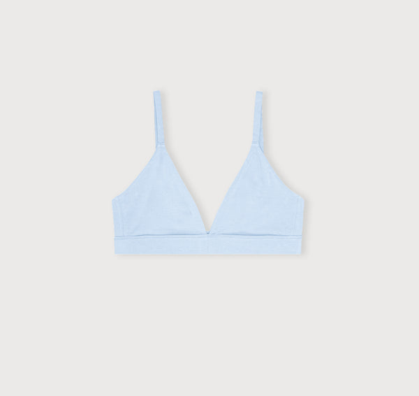 Organic Basics Core Triangle Bralette Soft Breeze
