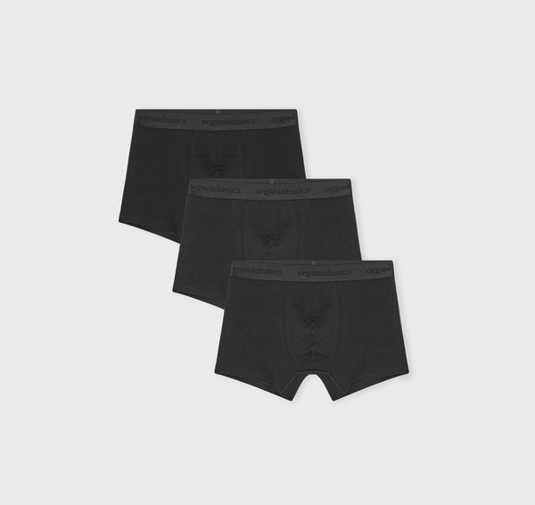 organic basics Core Trunks 3-Pack Black