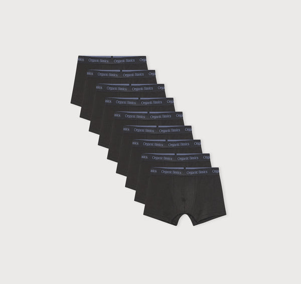 organic basics Core Trunks 9-Pack Black