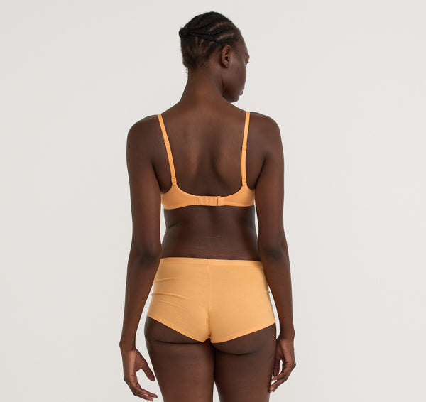 Organic Basics Core Wireless Plunge Bra Papaya