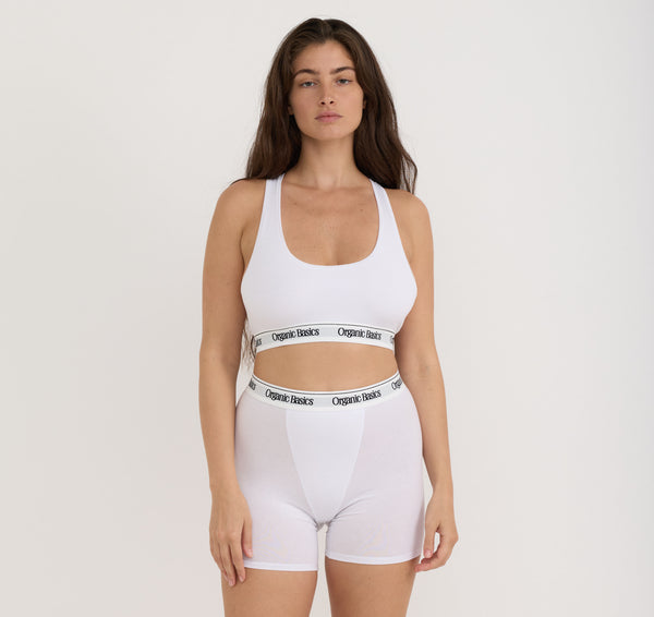 organic basics Easy Boyfriend Boxer Briefs White