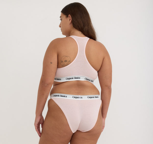 Organic Basics Easy Tanga Soft Blush