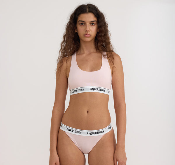 Organic Basics Easy Tanga Soft Blush