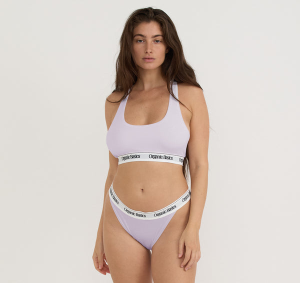 Organic Basics Easy Tanga Soft Lilac