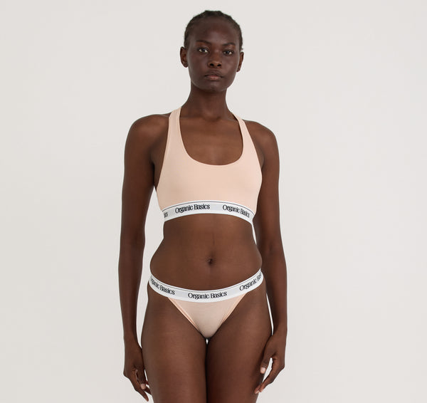 organic basics Easy Tank Bra Himalayan Salt