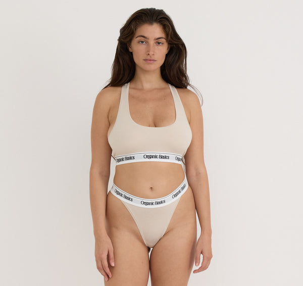 Organic Basics Easy Tank Bra Sandstone