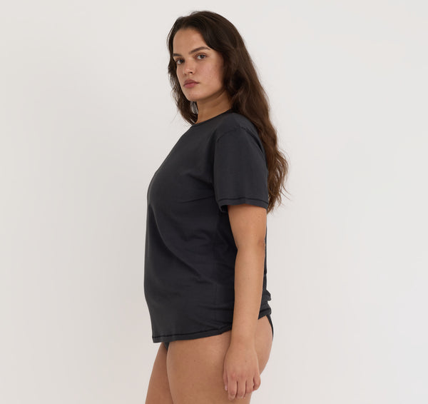 Organic Basics Easy Tee Black