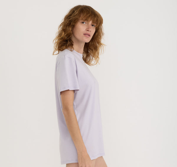 Organic Basics Easy Tee Soft Lilac