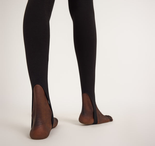 Organic Basics Everyday Stirrup Leggings Black