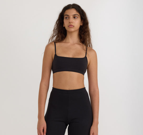 Organic Basics Flex Bralette 2-Pack Black