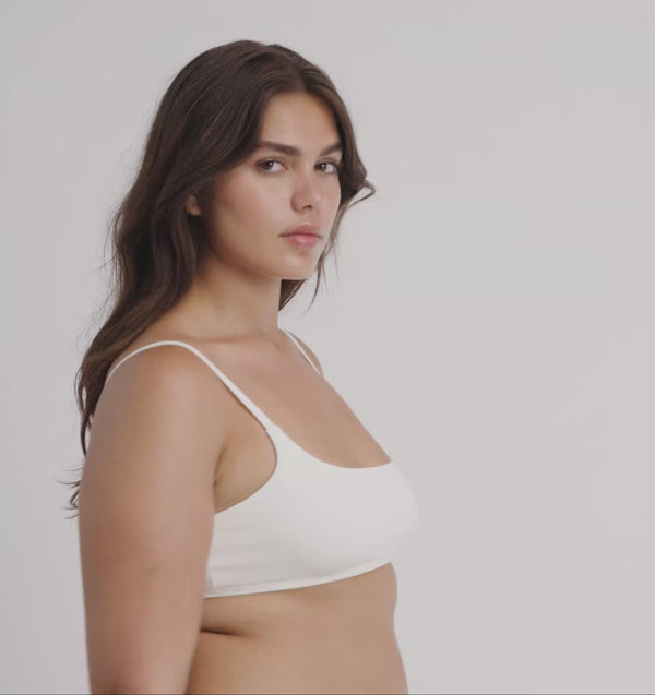 Organic Basics Flex Bralette 2-Pack Off White