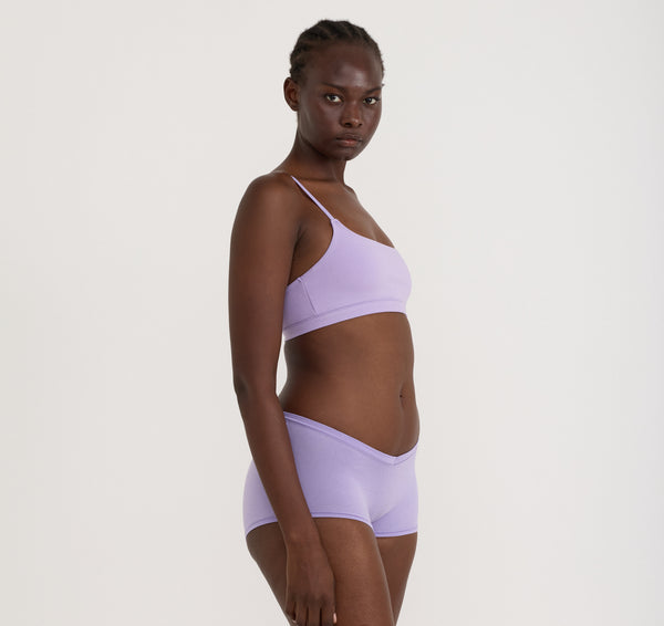 Organic Basics Flex Bralette Lavender