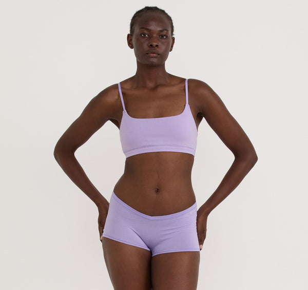 Organic Basics Flex Bralette Lavender