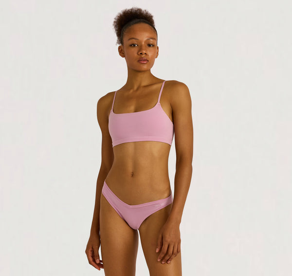 organic basics Flex Cheeky Briefs Lavender Mist