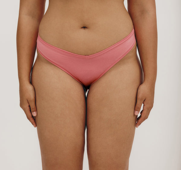 Organic Basics Flex Cheeky Briefs Melon Pink