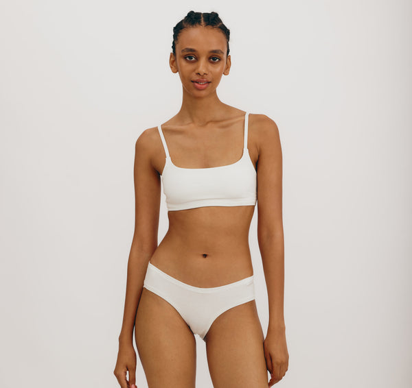 Organic Basics Flex Hipster 3-pack Off White