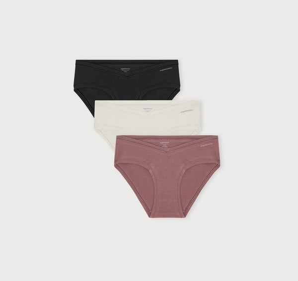 organic basics Flex Hipster 3-pack Off White