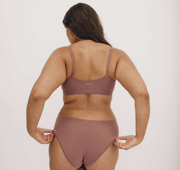 Organic Basics Flex Hipster Rose Wood