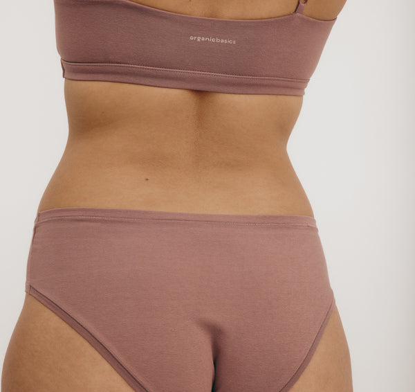 Organic Basics Flex Hipster Rose Wood