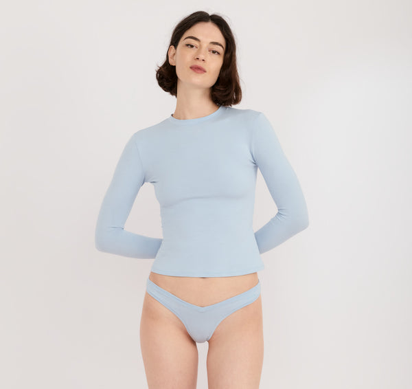 Organic Basics Flex Long Sleeve Tee Soft Breeze