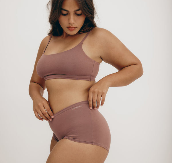 Organic Basics Flex Shorty 3-pack Off White