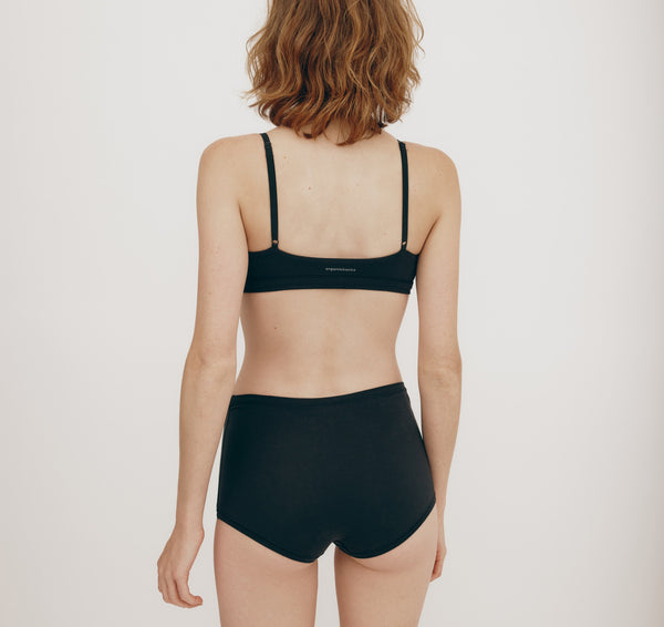 Organic Basics Flex Shorty Black