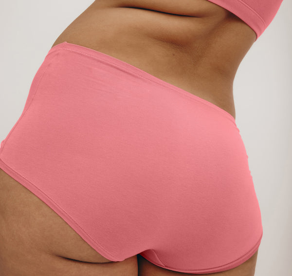 Organic Basics Flex Shorty Melon Pink