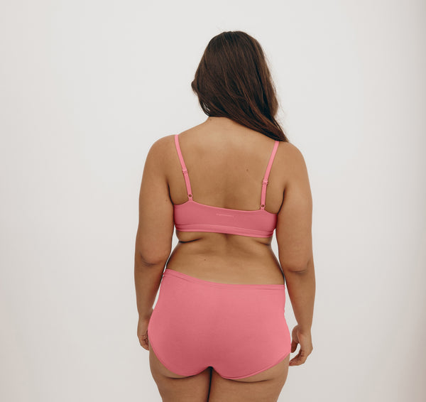 Organic Basics Flex Shorty Melon Pink