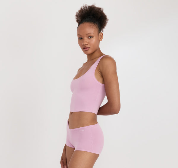 Organic Basics Flex Tank Top Lavender Mist