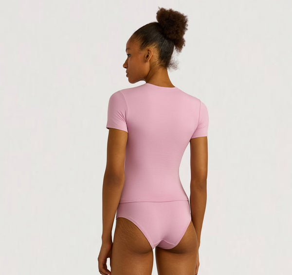 Organic Basics Flex Tee Lavender Mist