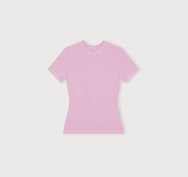 Organic Basics Flex Tee Lavender Mist