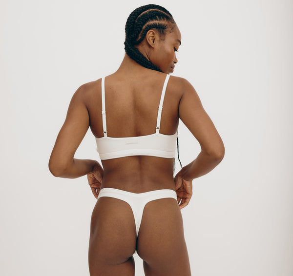 Organic Basics Flex Thong 6-pack Off White