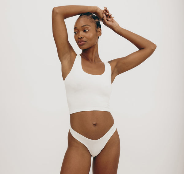 Organic Basics Flex Thong 6-pack Off White