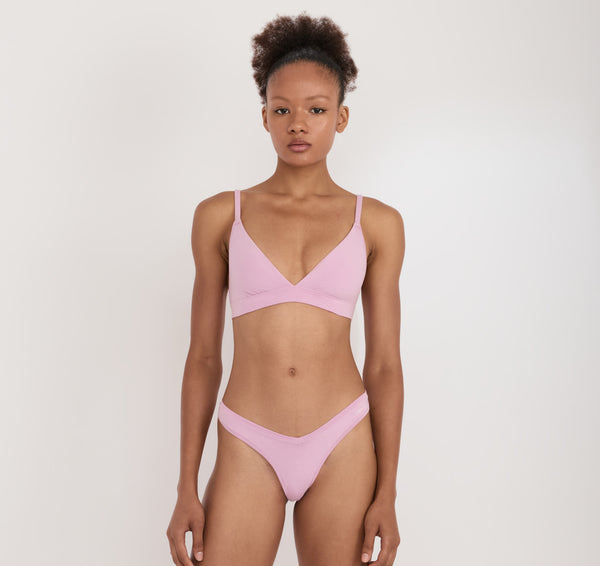 Organic Basics Flex Thong Lavender Mist
