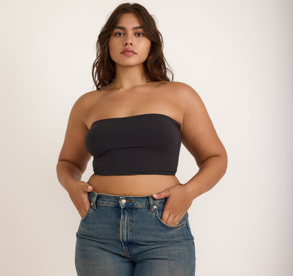 organic basics Flex Tube Top Black